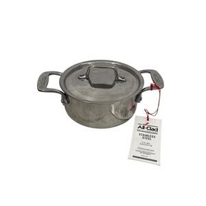 New All-Clad .5 Qt Cocotte With Lid Stainless Steel Dutch Oven
